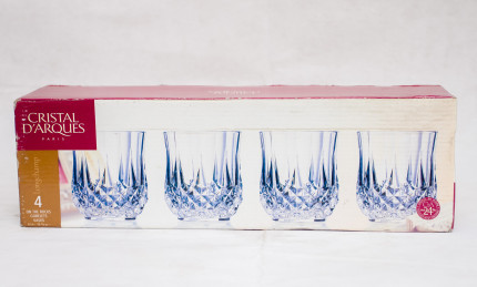 Cristal D'Arques Longchamp Crystal Whisky/Cognac Glasses